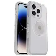 OtterBox Apple iPhone 14 Pro Otter + Pop Symmetry Series Clear Case - Clear Pop (77-88796)