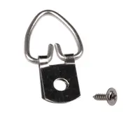 Picture Frame Wall Hooks, D-Ring Hangers Photo Hanging with Screws, Heavy Duty Metal Frames Single Hole Hardware Paintings Kit Assortment