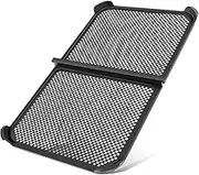 Silicone Air Fryer Splash Guard Foldable Air Fryer Splash Protector Heat Resistant Dishwasher Safe for Kitchen(1-Pack,Black)