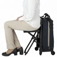 在飛比找樂天市場購物網優惠-日本【SWANY】隨身行李箱附椅(輕巧)/購物車附椅 現貨