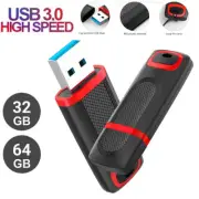 1/2Pack 32GB 64GB USB 3.0 Flash Drive Memory Stick High speed Pen Drive Storage