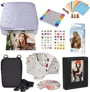 [HP] Sprocket Portable 2x3 Inch Instant Print Printer (Purple) Starter Kit