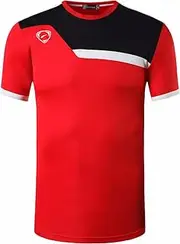 [jeansian] Men's Summer Sportswear Wicking Breathable Quick Dry Short Sleeve T-Shirts Tops Running Training Tee LSL189