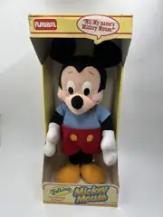 Vintage 1988 Playskool Mickey Mouse With Working Voice Box.