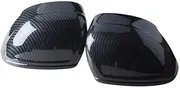 for Volvo XC60 2018-2022 39844970 39844955 Car Replacement Side Rear View Mirror Cover Caps Reverse Shell Case Car Side Mirror Cover Exterior Mirrors (Color : Carbon Fiber Color)