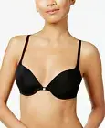 Natori Pristine Push-Up Convertible Plunge Bra 727151 Black Pick Size
