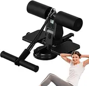 Sit Up Exercise Equipment - Ab Core Trainer with Suction Cups and Pull Rope | Fitness Equipment with Counting Function for Home Gym Workout