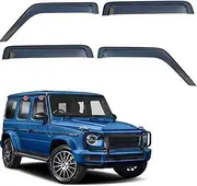 4Pcs Car Window Wind Deflector for Mer&ce-des B-e-nz G-Class W463 W461 2019-2022 Car Side Door Stick-On Deflector Rain Deflector Car Protection Accessories Automotive Accessories