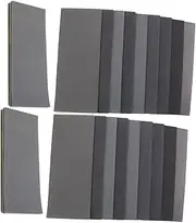 DOITOOL Flexibility Sandpaper Set 90pcs Wet Dry Sandpaper Sheets for Wood Metal Auto Polishing