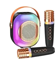 Kids Wireless Karaoke Machine - Microphones Included Karaoke Machine,Funny Singing Machine Household Karaoke Speaker Heavy Bass for Classroom, Bedroom