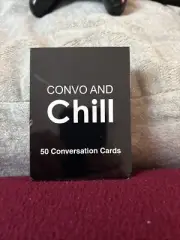 Convo And Chill Conversation Starter Cards New In Sealed Box, 50 Cards