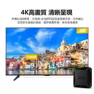 IS-TV96 Q 4K智慧電視盒 語音搜尋 Netflix 4K高畫質 安卓10 2.4G Wifi HDMI/AV 2G+16G