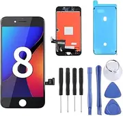 Screen for iPhone 8 replacement, 4.7 inch 3D touch LCD and digitizer display, A1863, A1905, A1906, waterproof adhesive, repair tool, black