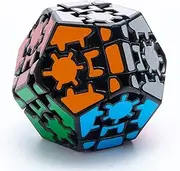 Willking Gear Megaminx Speed Cube 3X3 Pentagonal Puzzle Cube Dodecahedron Magic Cube Brain Teaser