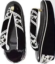 [アンドウ] ANDO NO.255 Women's Ribbon Velvet Sandals
