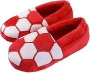 [Tirzrro] Little Kids Unisex Child Winter Warm Slippers Toddler Indoor Slip-on Shoes