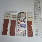 Color Box Mini Molding Mats For Polymer Clay Magic Stamp Moldable Stamp (4)