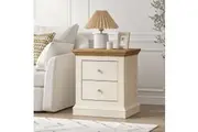 HANNAH 2 Drawers Bedside Table with Dresser | Modern Nightstand for Your Bedroom