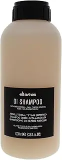 Davines Oi Shampoo White 1 L (Pack of 1) Pump Included