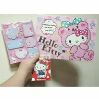 在飛比找蝦皮購物優惠-hello kitty學童墊板＋造型磁鐵＋造型便利貼 各一