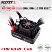 ROCKET-RC 220A Brushless ESC 2-4S 7.4V/6A BEC Cooling Fan for 1/8 Buggy RC Car