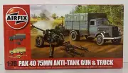 Airfix A02315 1:76 PAK 40 75 Anti-Tank Gun & Truck Plastic Model Kit Sealed Bag