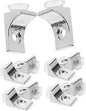SOESFOUFU 10pcs Shelf Support Brackets for Cabinets and Bookshelves Fixing Brackets for Shelves Easy Installation Decor Enhancements