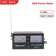 Surecom SW-114 27-30MHz SWR Power Meter RF Field Strength Meter w/Antenna