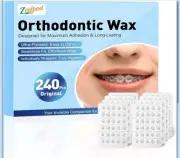 240 Pieces Pre-Cut Orthodontic Wax for Braces