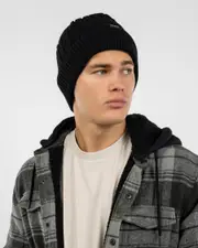 [Skylark] Skylark Men's Recreation Beanie Hat in Black One Size Black