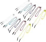 [LALAFINA] 10Pcs Glasses Straps Elastic Lanyards for Boys Adorable Cartoon Design Durable and Skin Friendly Material for Eyewear and Fun Activities Random Color