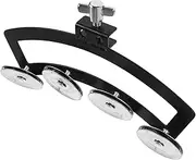 Vaguelly Party Hand Bells Instrument Drum Tambourine Mount Made of Abs Easy to Use
