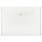 Marbig Button Closure Document Wallet A3 (Clear)