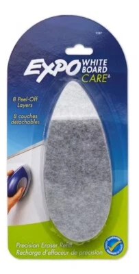 Expo Dry Erase Precision Point Eraser Refill Pad Felt 9 3/4w X 3 1/4d