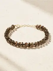 [JIA JIA] JIA JIA - Gold Smoky Quartz Bracelet - One size One size Gold