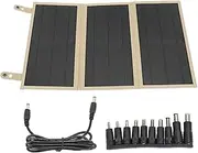 30W 18V Solar Panel Charger Fast Charging Compact Foldable Solar Panel for Cell Phone Tablet (Khaki)