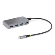 StarTech 5G4AB-USB-C-HUB interface hub USB 3.2 Gen 1 (3.1 Gen 1) Type-C 5000 Mbit/s Grey