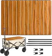 Folding Cart Table Top, Folding Table Plate for Garden Cart, Camping Portable Desktop Attachment Outdoor Utility for Picnics Barbecue Food Meals Prep