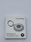 4 Pack Airtag Keychain Waterproof Air Tag Holder for Apple Airtag GPS Tracker