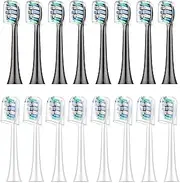 16 Sensogle Replacement Toothbrush Heads Compatible With Philips Sonicare Toothbrush, W2 C2 A3 Brush Head for 2100 4100 4300 5100 9000, DiamondClean ProtectiveClean Optimal White, Standard Toothbrush Heads