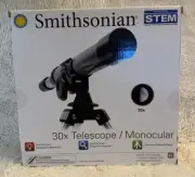 Smithsonian* 30X Telescope/ Monocular Kit* Brand New