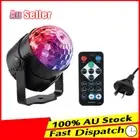 RGB LED Stage Lamp Remote Control Ball Projection Magic Crystal Christmas AU