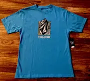 NWT-Volcom Youth Boy's SZ: M/Medium Short Sleeve T-Shirt Tee Logo