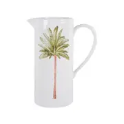 Maine & Crawford St Barts 28cm Green Palm Dolomite Jug Water Pitcher