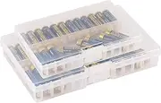 Whizzotech AA and AAA Battery Storage Case Holder Organizer Box - 48 AA + 48 AAA - Plastic, Rectangular, Hinged Lid, Smooth Surface - Battery Storage - Storage Box