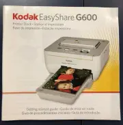 Kodak Easyshare G600 Printer Manual/User's Guide