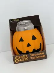 ICUP Creepy Coolers Jack-O-Lantern Foam Can Cooler 2022 New In Box