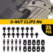For Honda Body Bolts & U-nut Clips Engine M6 Cover Undertray Splash Shield Guard (for: MG)