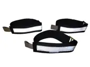 Fire Hose Bundle Straps Reflective Denver Load/High Rise 27 inch Black/Silver