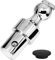 2-5/16 Inch Puck System Gooseneck Hitch Ball, Gooseneck Ball Accessories Compatible with 2013-2024 Ford F250 F350 F450 & Dodge RAM 2500 3500 2016-2024 Chevrolet Silverado GMC Sierra Nissan Titan XD